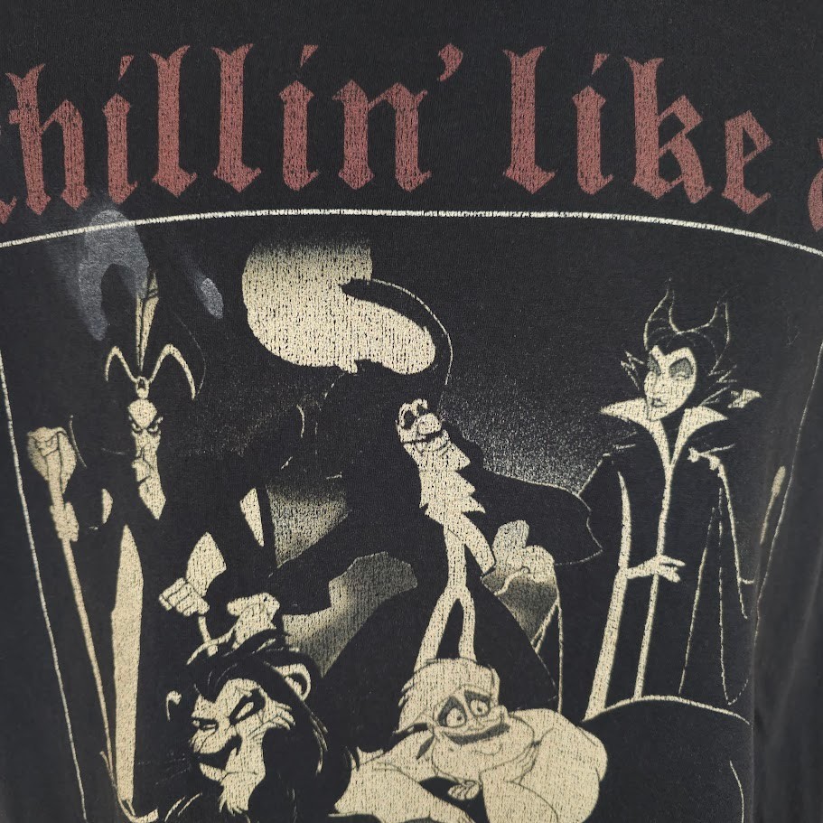 Disney Villains T Shirt Mens Size Large Black Chillin Like A Villain gallery
