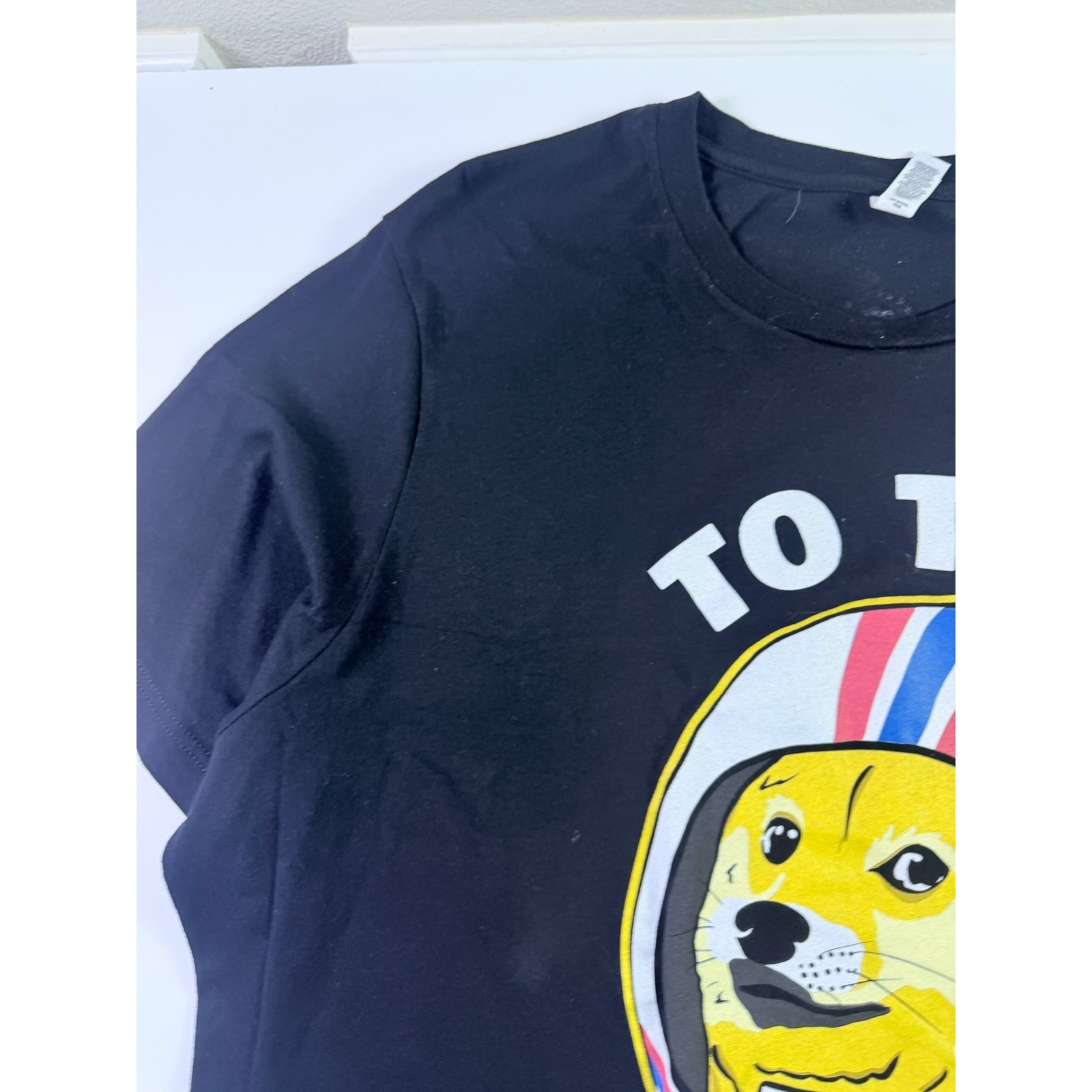 Barstool Sports Dogecoin To The Moon Graphic Tee Black 2XL Doge Crypto Shirt gallery