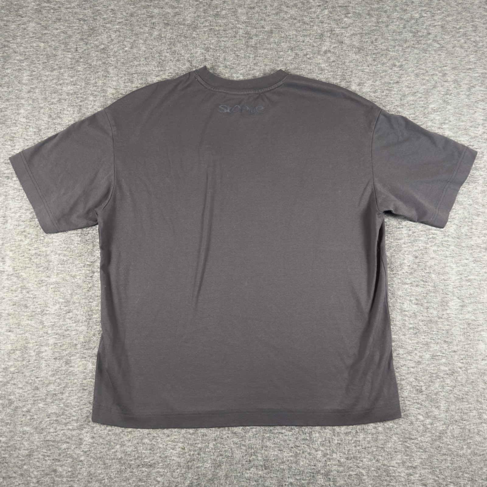 Staple Pigeon Shirt Mens Small Gray Zip Pocket Logo Streetwear Cotton SPG-TS-02 gallery
