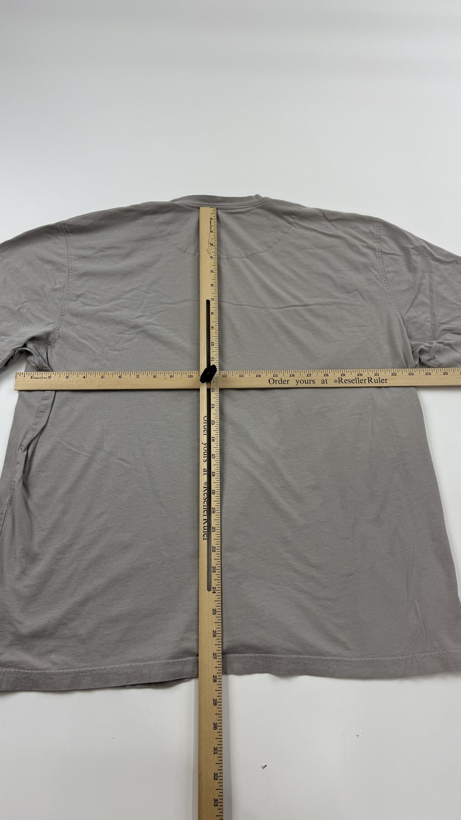 Paul Fredrick Shirt Mens 2XL Gray Cotton Silk Blend Crewneck Short Sleeve Tee gallery