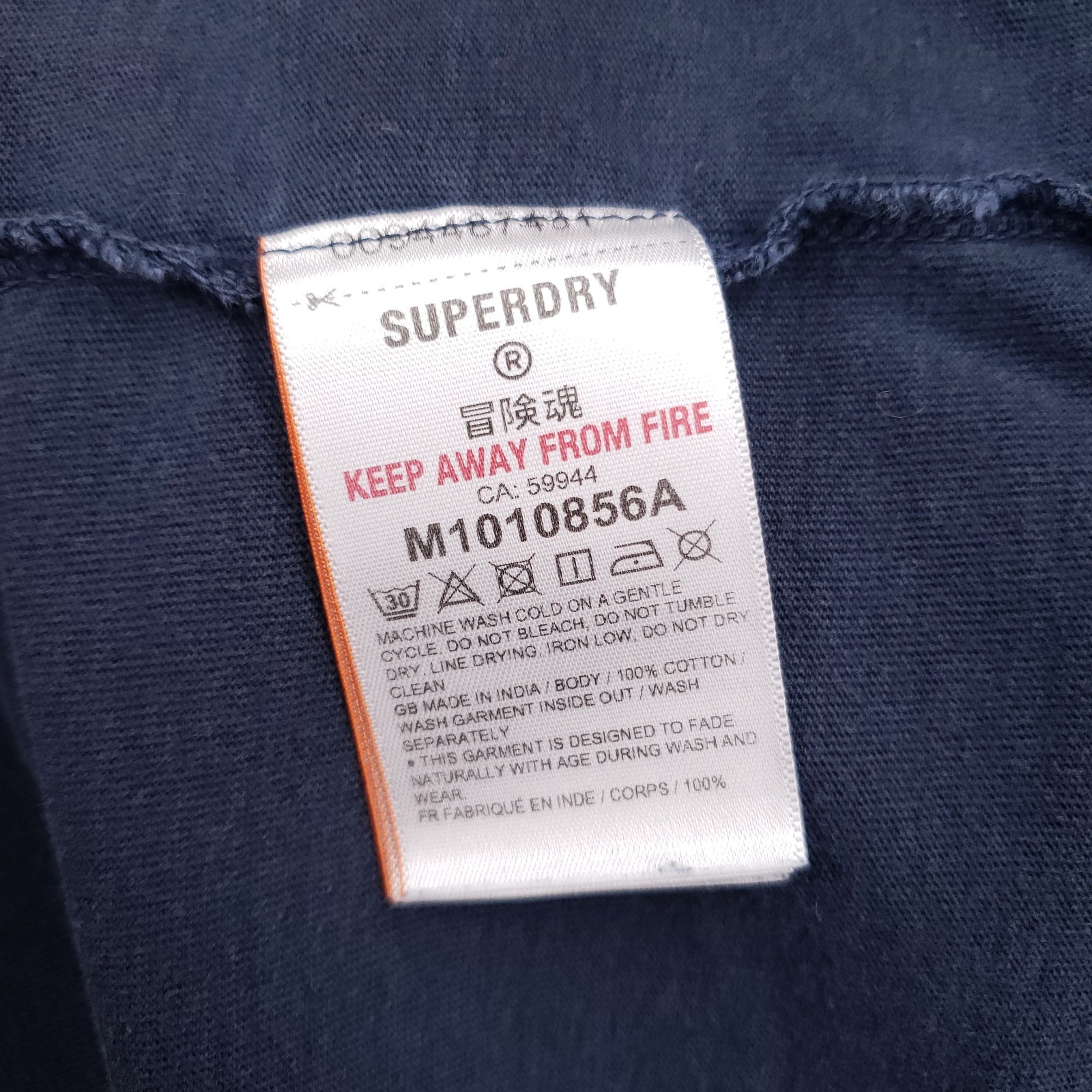 Superdry T Shirt Mens 2XL XXL Blue Short Sleeve Crew Neck Pull on Workwear Tee gallery