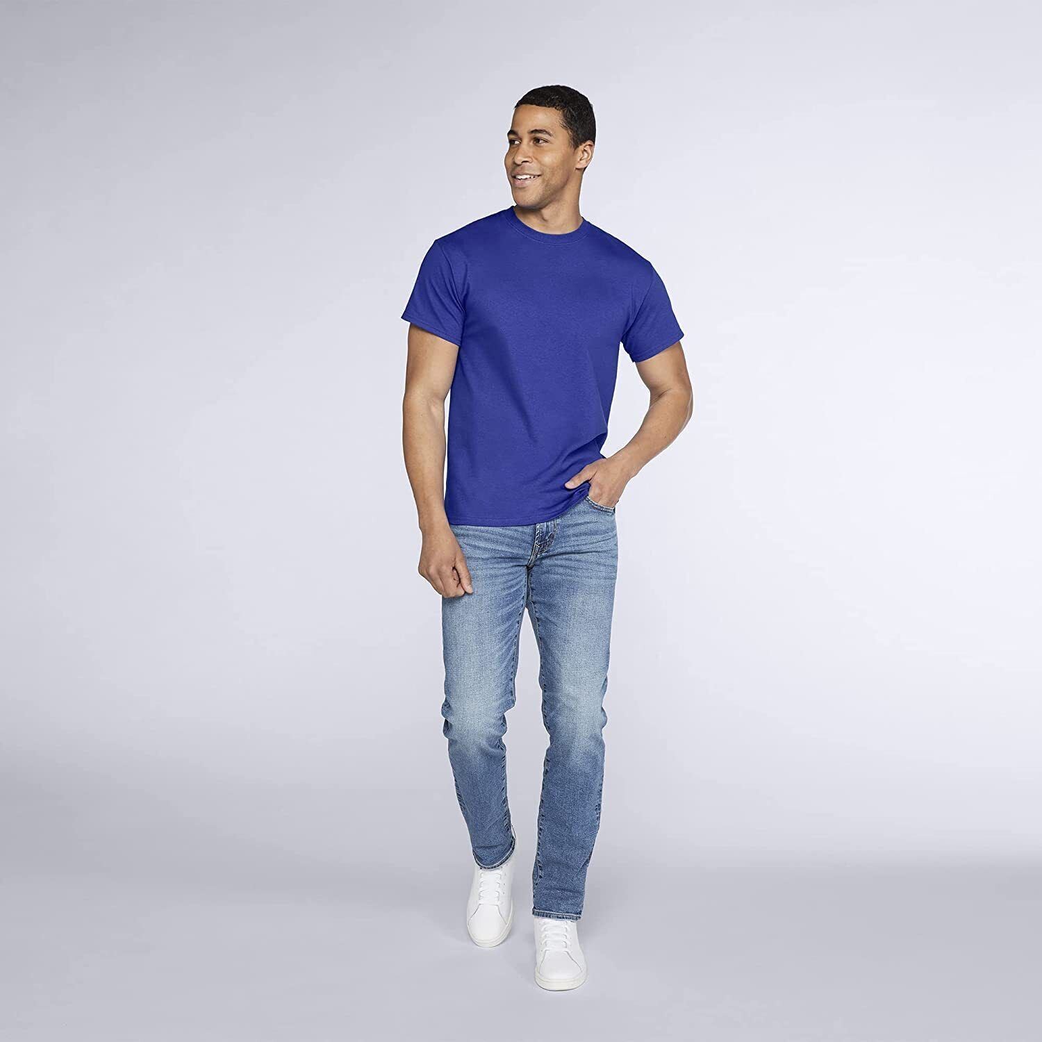 Gildan 3-PACK Men's Heavy Cotton T-Shirt (Pack of 3) Bulk Lot Solid Blank 5000 gallery