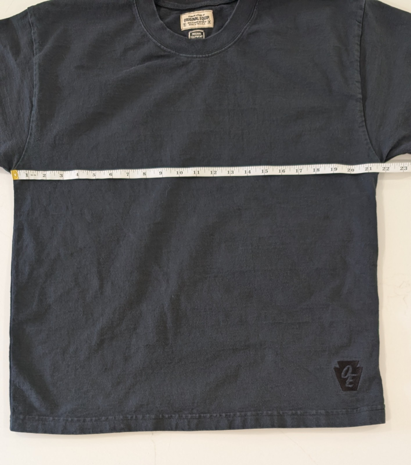 American Trench Original Equipment Tee Medium Black Marshal Weight Made in USA M gallery