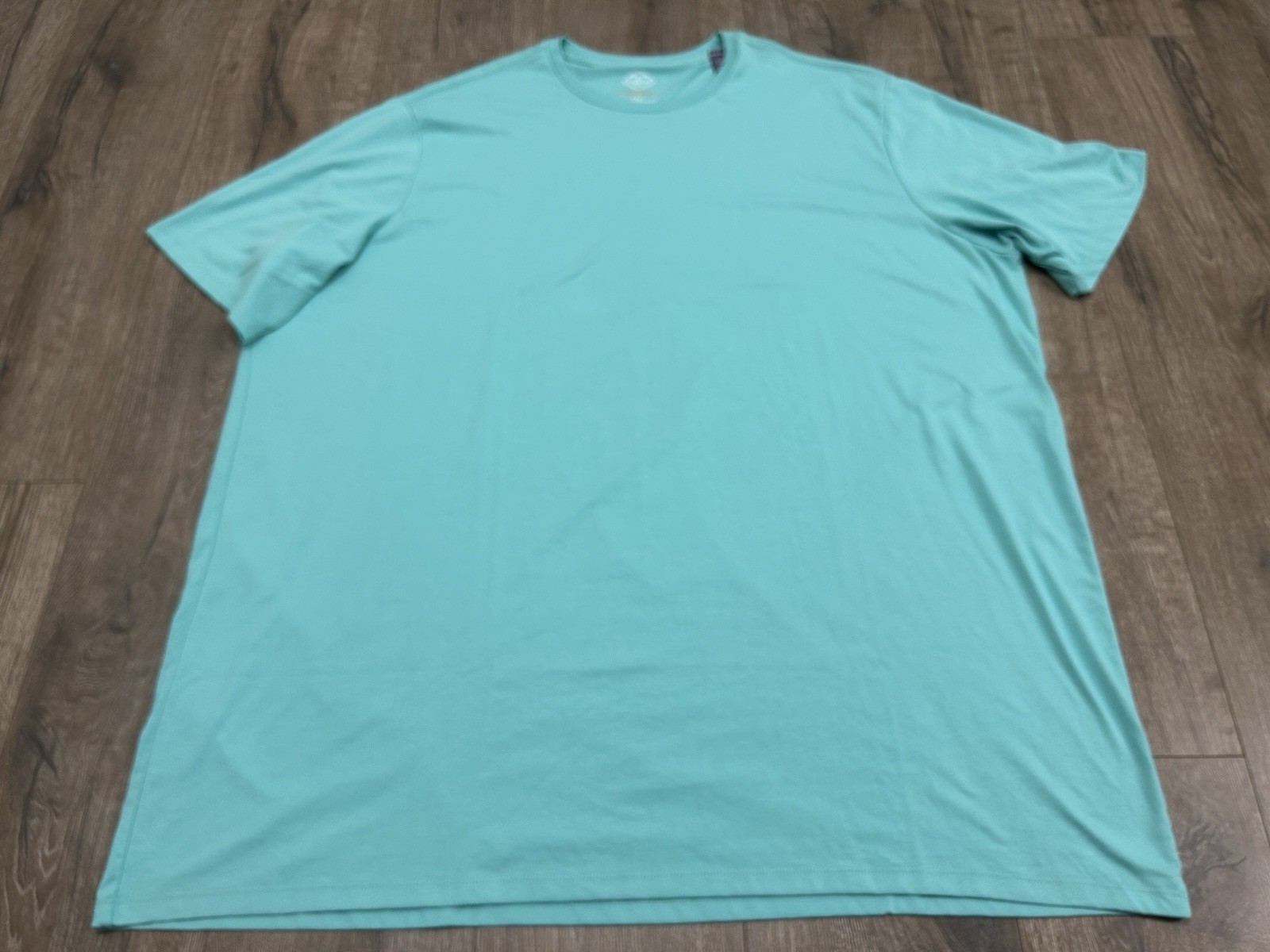 NEW St Johns Bay T Shirt Men 4XLT Pool Blue Short Sleeve gallery