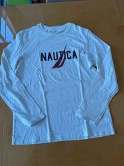 Nautica Men’s Long Sleeve J-Class Graphic Logo T-Shirt