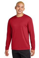 Large – Sport-Tek Long Sleeve PosiCharge Competitor Tee ST350LS – True Red