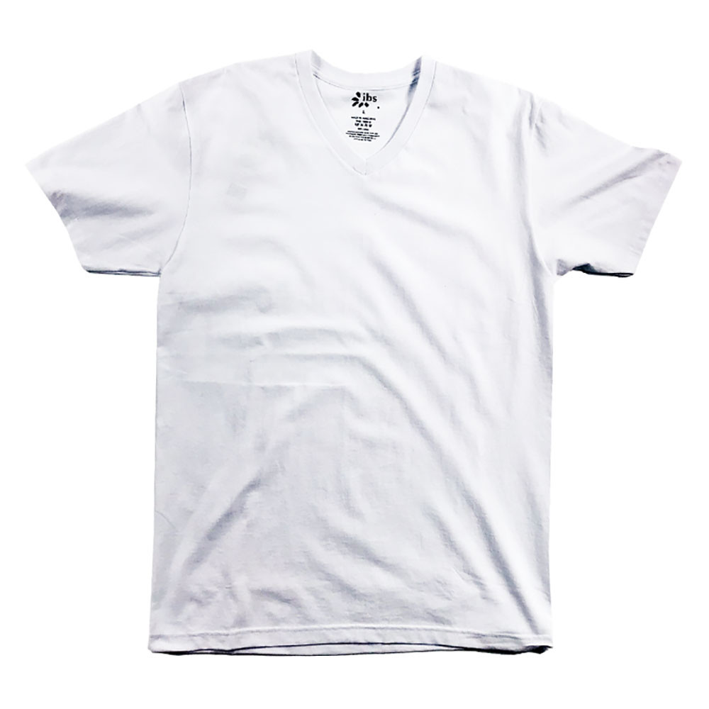 IBS HEAVYWEIGHT T SHIRT MENS SHORT SLEEVE V NECK S M L XL 2XL 3XL gallery
