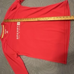 Sperry Top-Sider Men’s XL Red Long Sleeve Shirt Casual Beach Resort Boat Wear