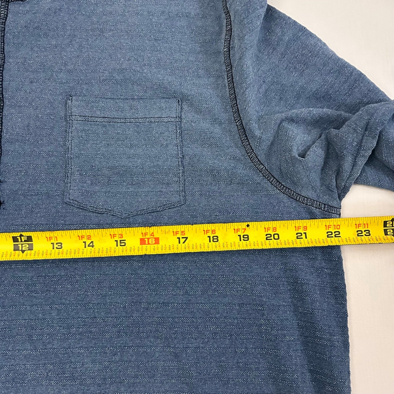 Carbon 2 Cobalt Shirt Mens Large Blue Cotton Long Sleeve Watermark Henley gallery