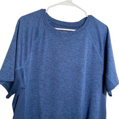 BCG T-Shirt Men’s Large Blue Short Sleeve Crew Neck Athletic Tee Shirt Top