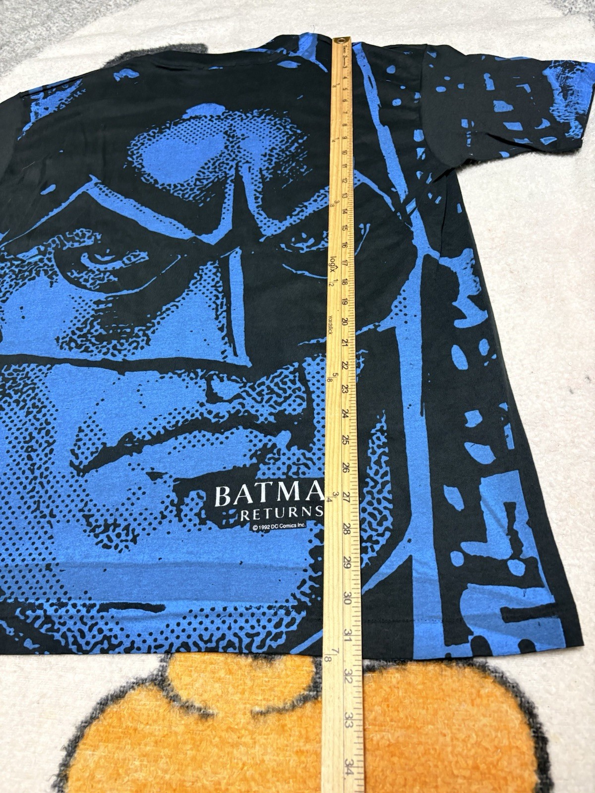 INSANELY RARE VINTAGE 1992 Batman Returns AOP Movie Promo T-Shirt XL/DEAD-STOCK gallery
