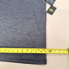 Athletic Works Driworks Quick Dry Tee Shirt Mens Medium Short Sleeve Gray NWT