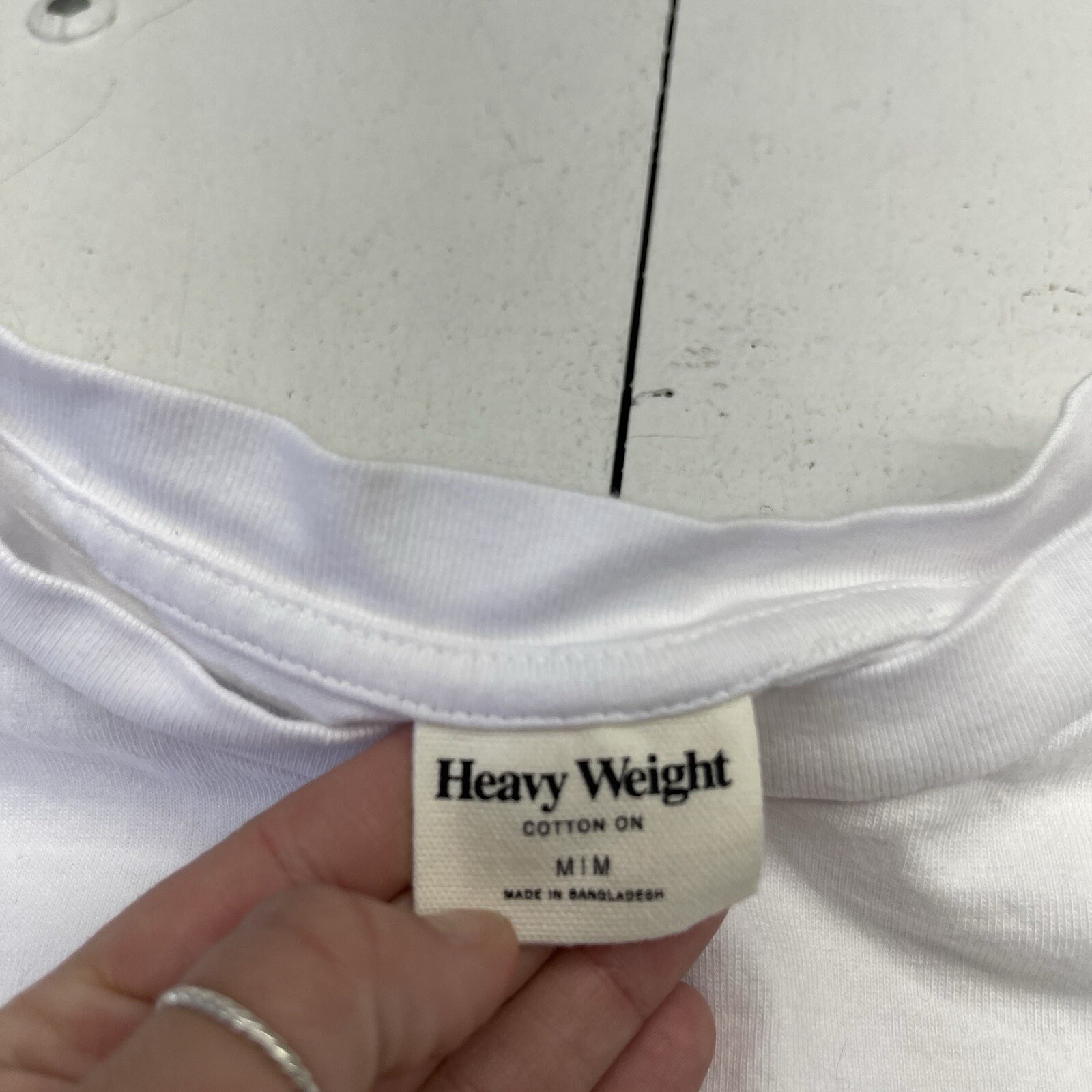 Cotton On White Heavy Weight Volume Archive T Shirt Mens Size Medium gallery