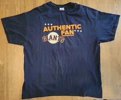 San Francisco Giants Shirt Mens XL Authentic Fans CSNBAYAREA Comcast Sportsnet
