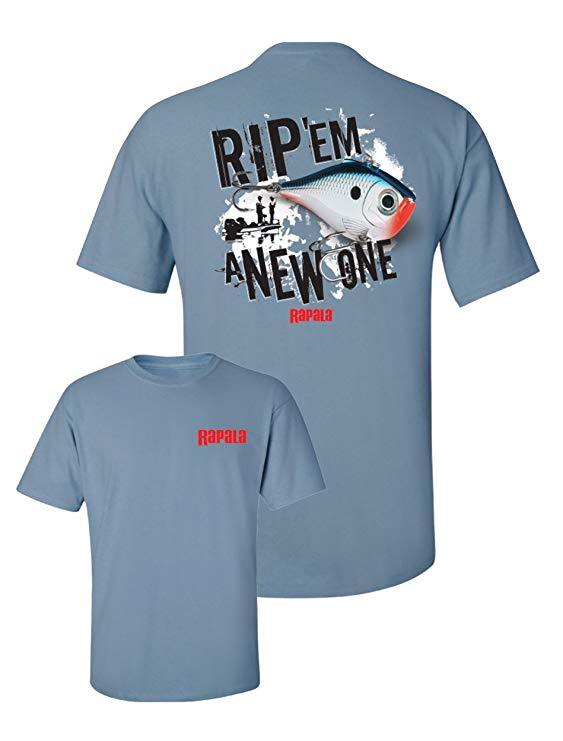 Rapala Rippin Rap Fishing T Shirt – Rip Em A New One – Choose Size – NEW!