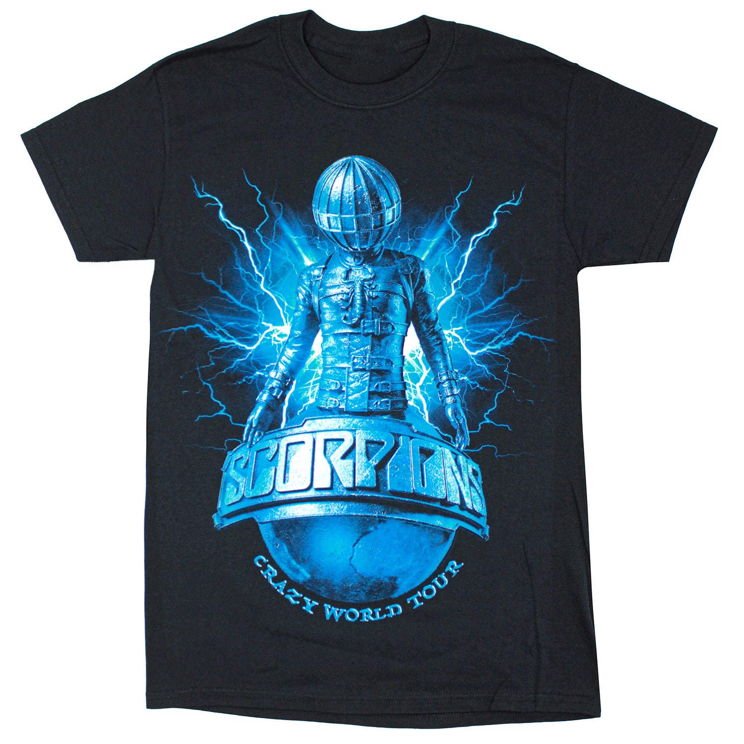 Men’s Scorpions Crazy World Tour 2017 City Info Reading PA – Beograd T-shirt