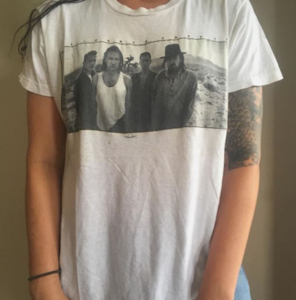 U2 The Joshua Tree 1987 rock concert tour Shirt Unisex Men Women