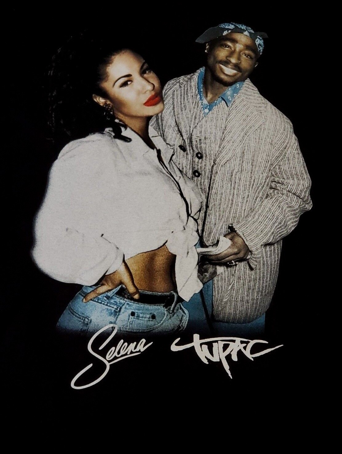 NEW- 2PAC & SELENA - T-SHIRT gallery