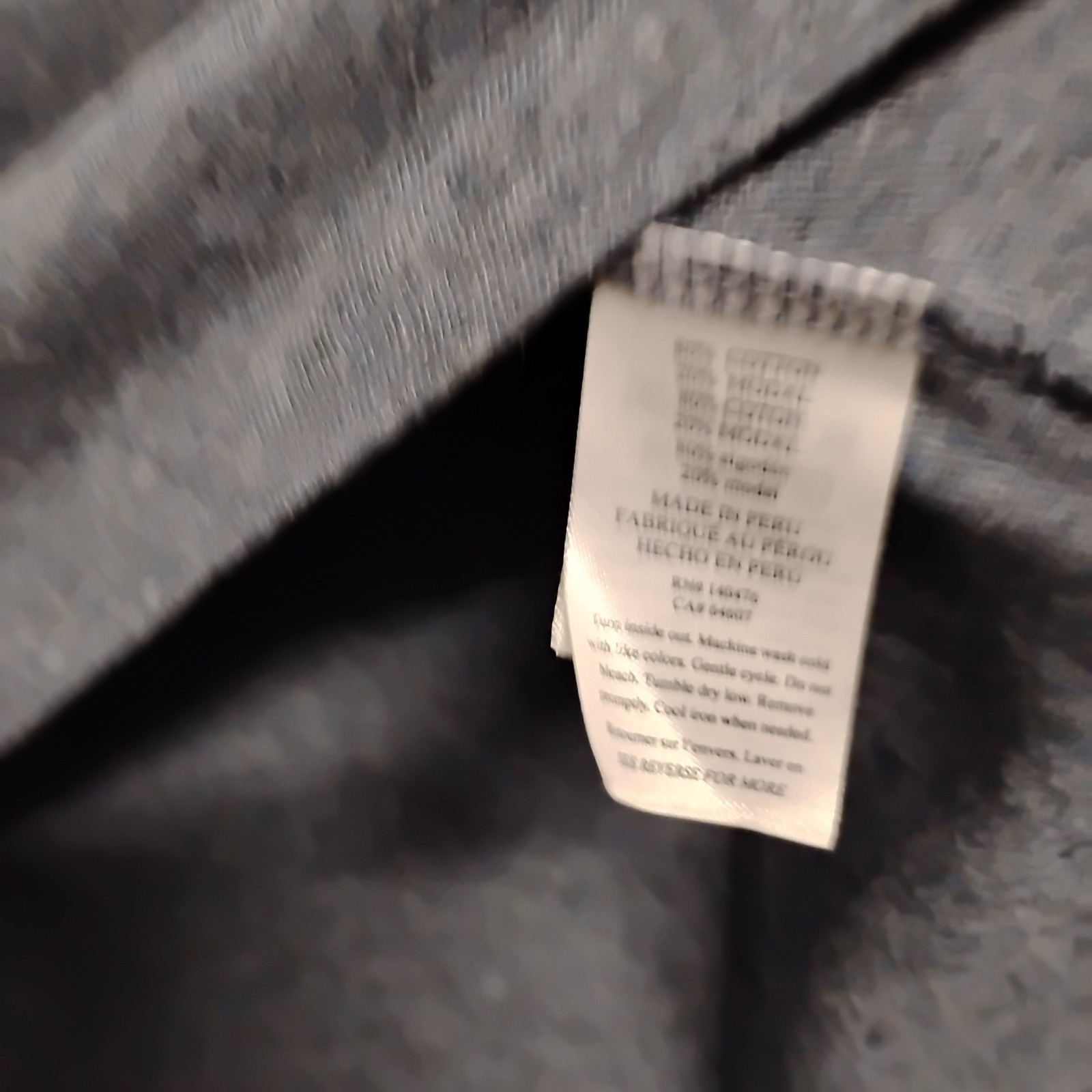 Faherty T Shirt Mens XL Blue Crew Chambray Tees Modal Casual Beach Designer Logo gallery