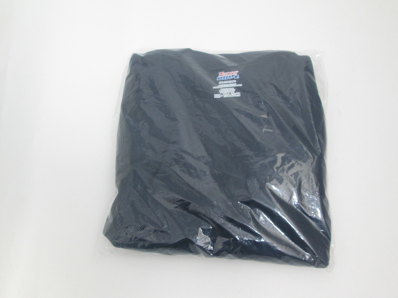 Hanes Adult Beefy-T Long-Sleeve T-Shirt 5186 - Deep Navy Size L,2XL gallery