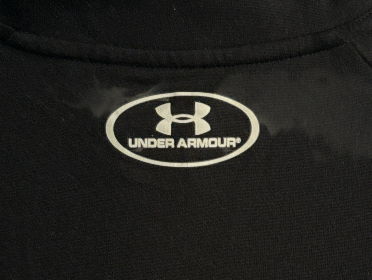 Under Armour Mens Black Medium Loose Long Sleeve Heat Gear 1/4 Zip Style 124220 gallery