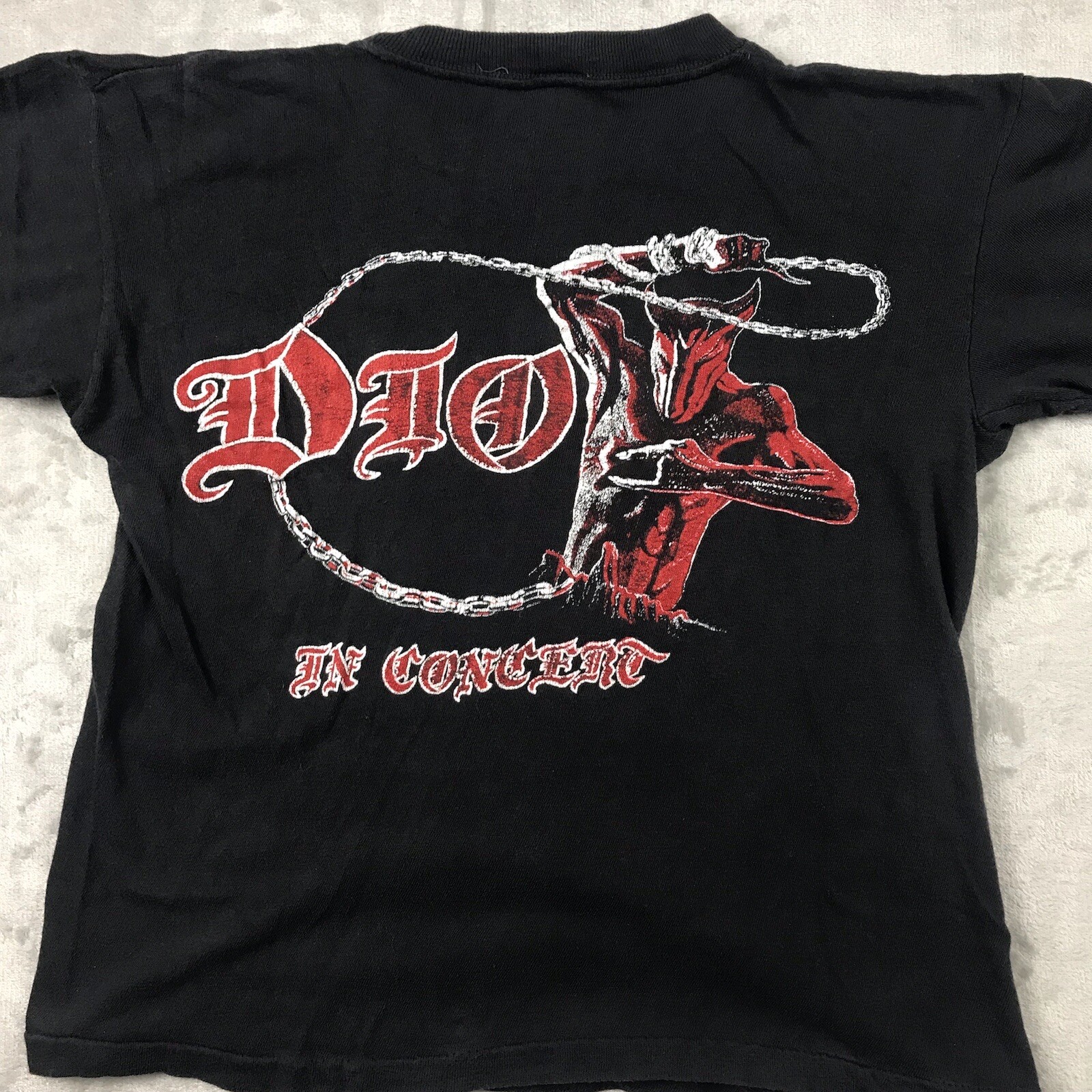 Rare Vintage DIO in Concert Shirt 80s paramount XS Read Description gallery