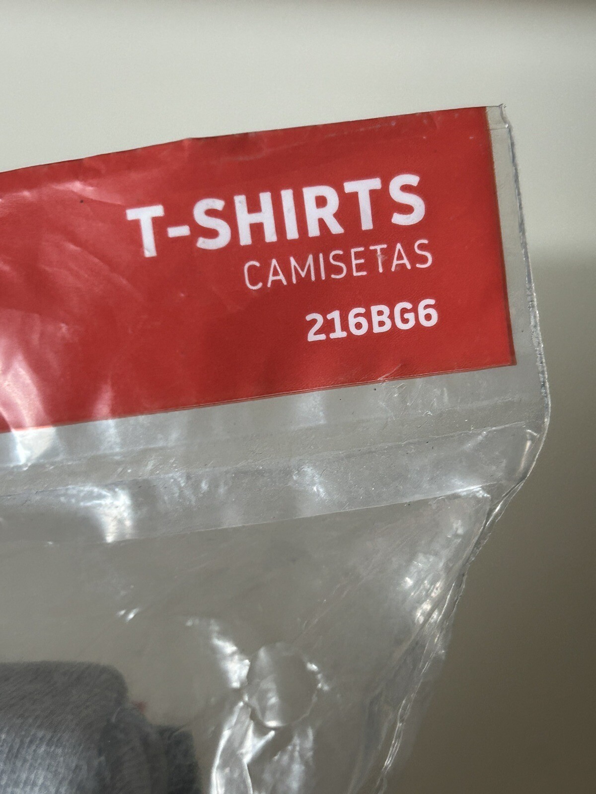 Hanes Tagless T-Shirts Crew Neck Black Blue Gray Size Small PetiteI Bag 6 Count gallery