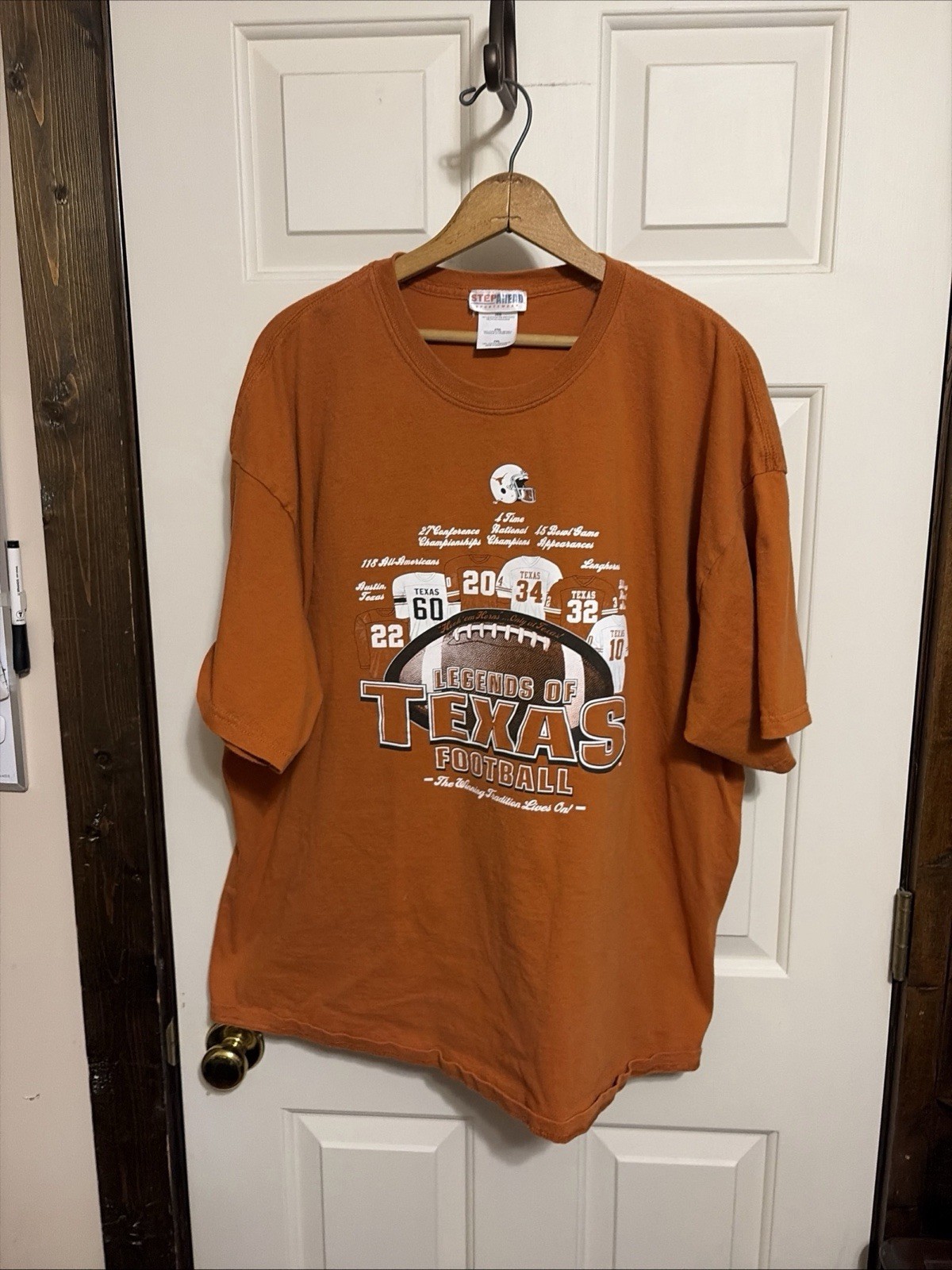 University of Texas Football Legend of Texas Football Men’s Size 2XL T-Shirt