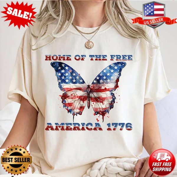 Home of the Free 250th Anniversary America 1776–2026 Patriotic T-Shirt | S-5XL gallery
