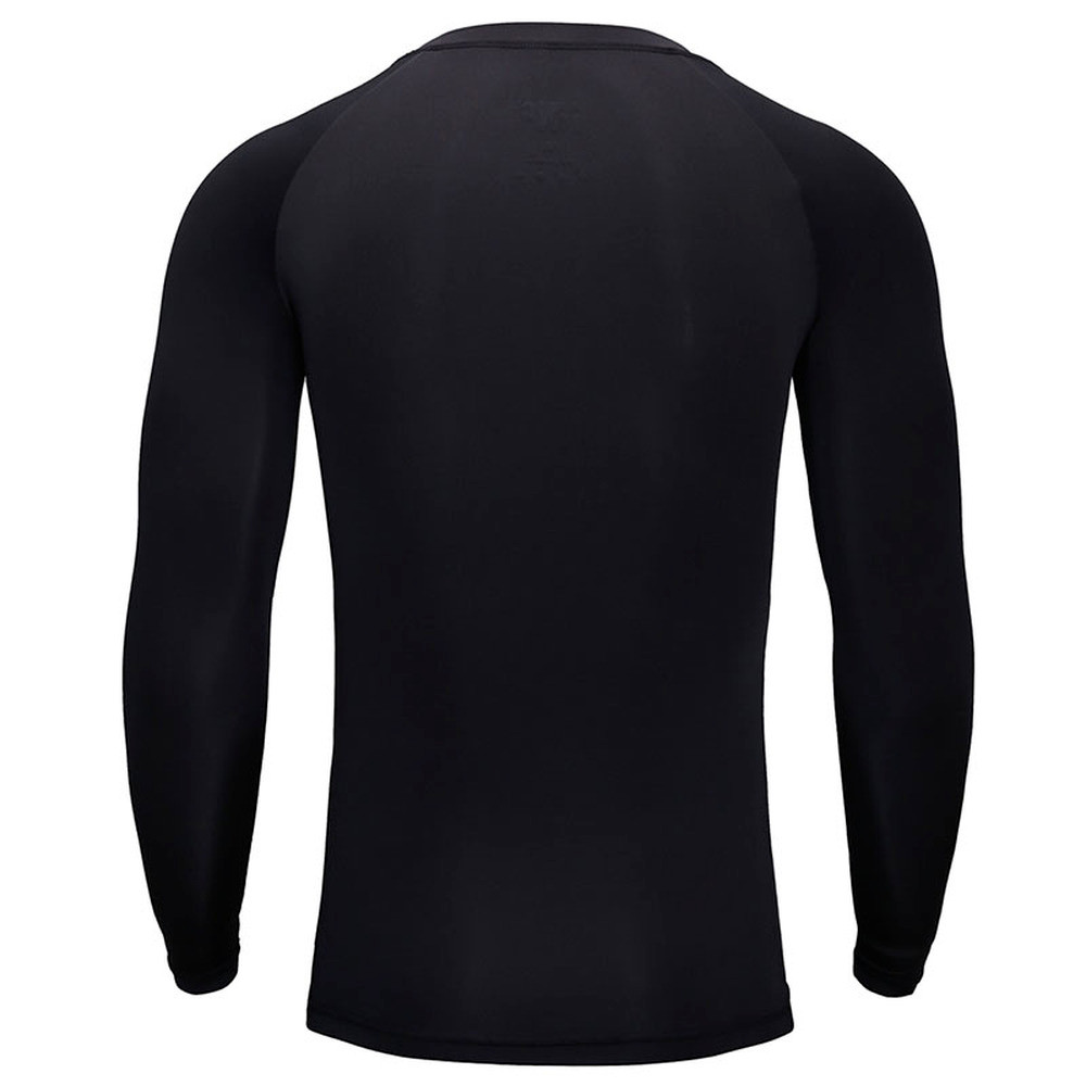 Undershirts Long Sleeve O-neck Underwear Workout Quick Dry Windproof Shirts Tops gallery