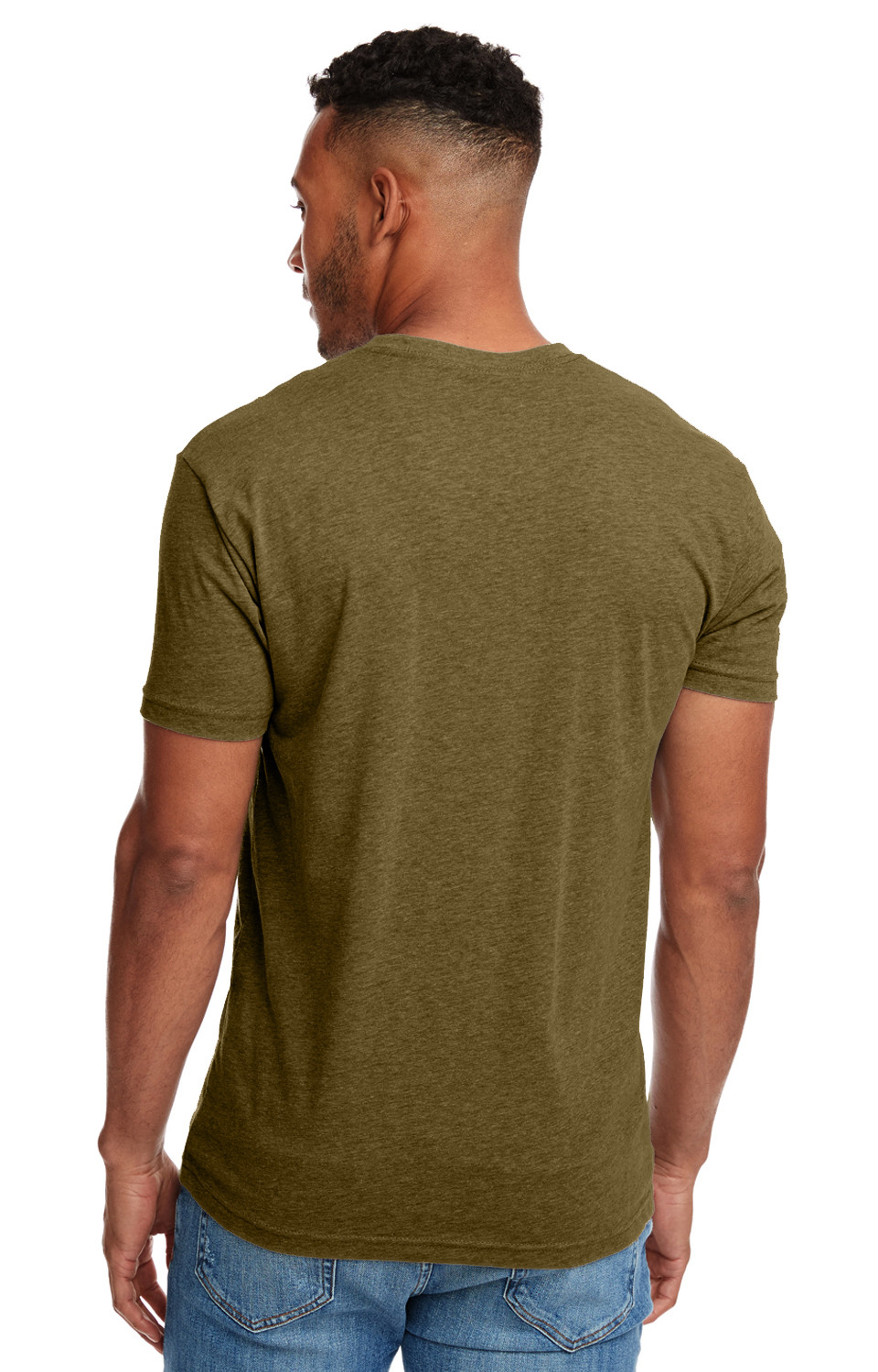 Marky G N6210 2-Pack Men's CVC Crew-Neck Short Sleeve T-Shirt Military Green XS gallery