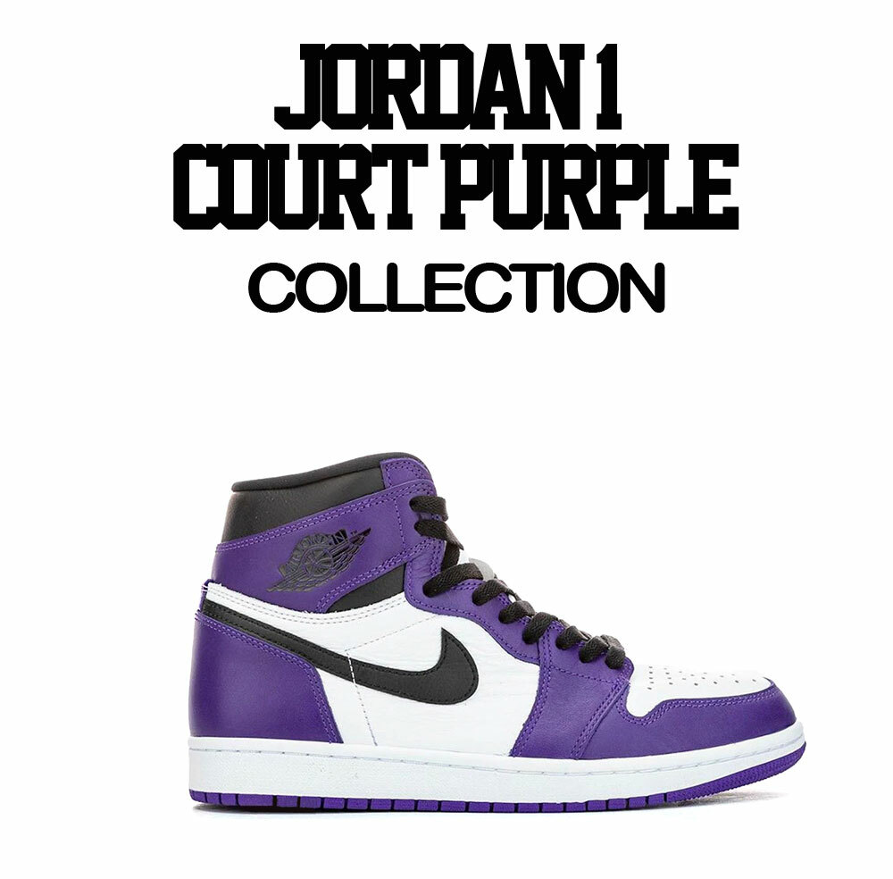 Shirt Match Jordan 1 OG Court Purple - Daily Routine Tee gallery