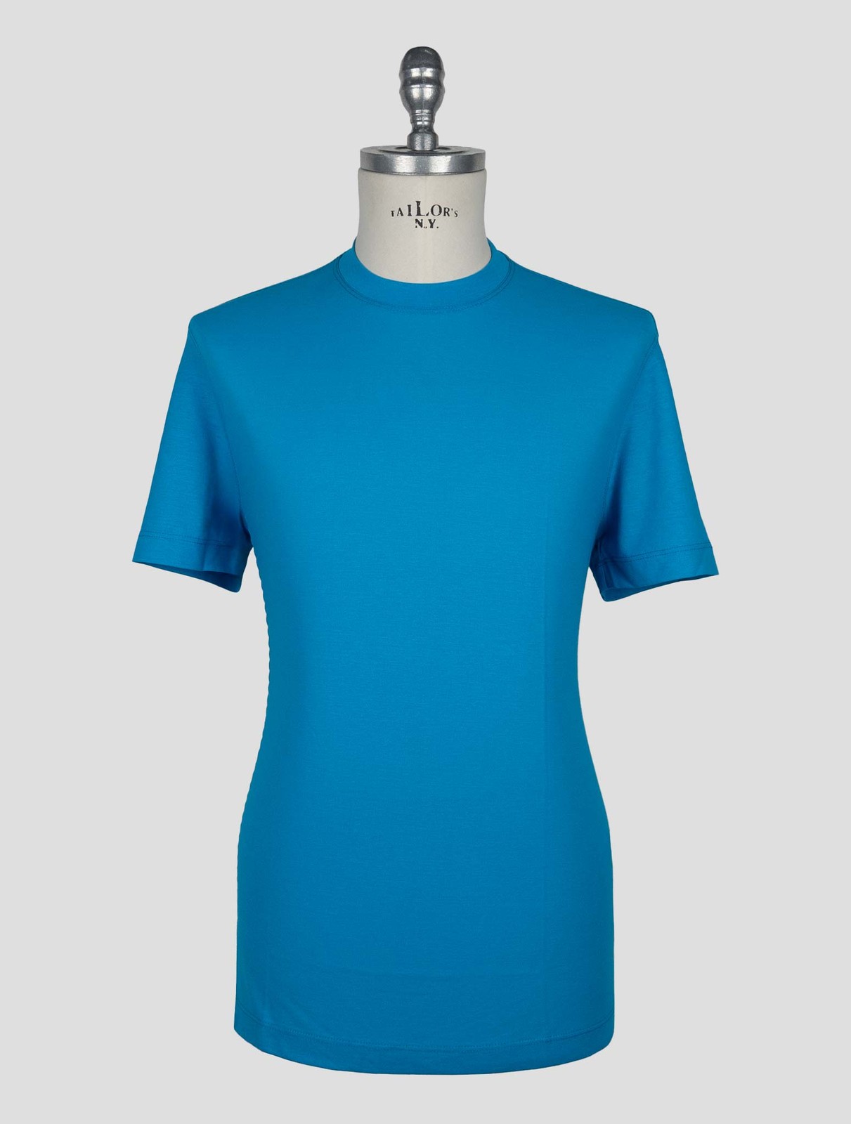 NEW KIRED LIGHT BLUE COTTON T-SHIRT US 46 – EU 56 KRME1