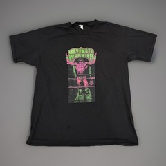 Ultimate Warrior Shirt Mens Large ProWrestling Tees Shirt WWF WWE Purple 80s 90s