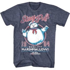 Ghostbusters Stay Puft Marshmallow Man 1984 Men’s T Shirt Ghost Cartoon TV Show