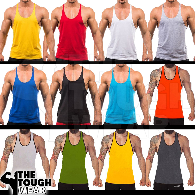 Gym Stringer – Men’s Bodybuilding and Fitness Tank Top  – Stringer Sports