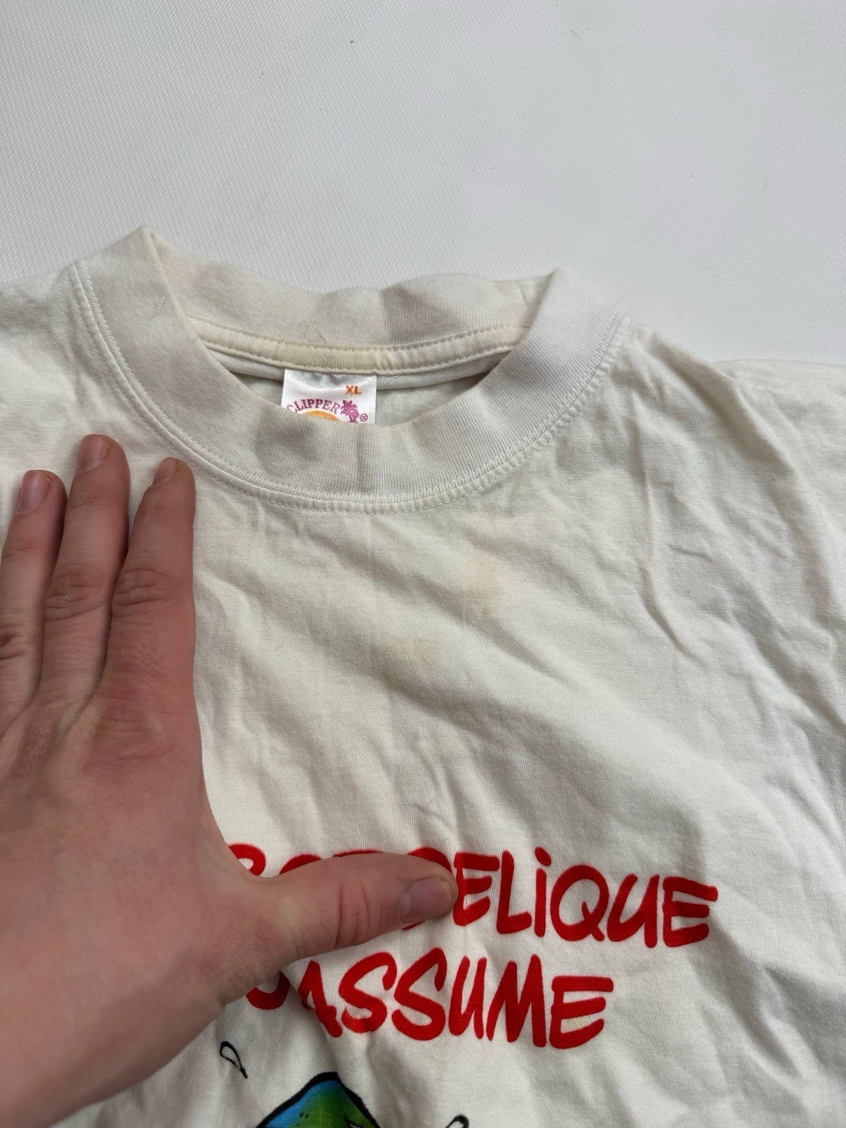 Vintage Cartoon T Shirt 1998 Funny Graphic XL White gallery