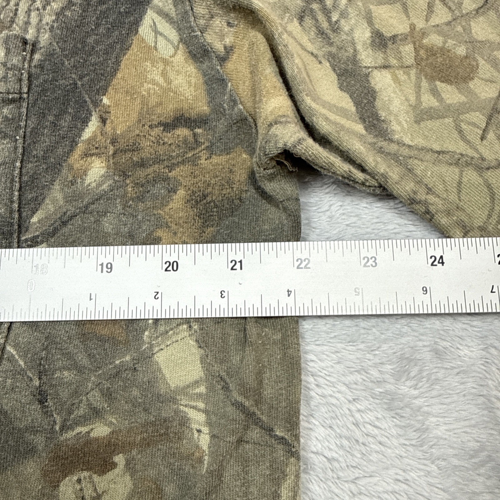 Vintage Liberty Camo Shirt Men Large Realtree Hardwood Pocket Single Stitch gallery