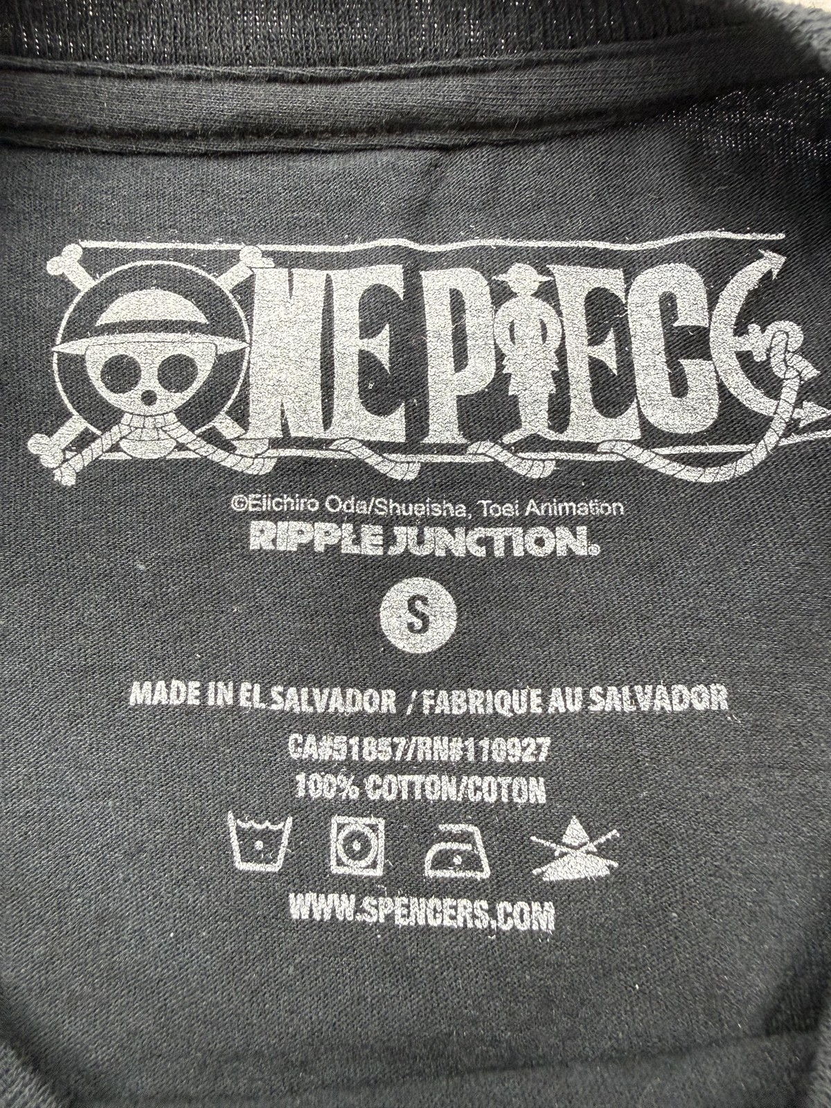 Ripple Junction Shirt Mens Small Black One Piece Brook Wanted Graphic Tee Anime gallery