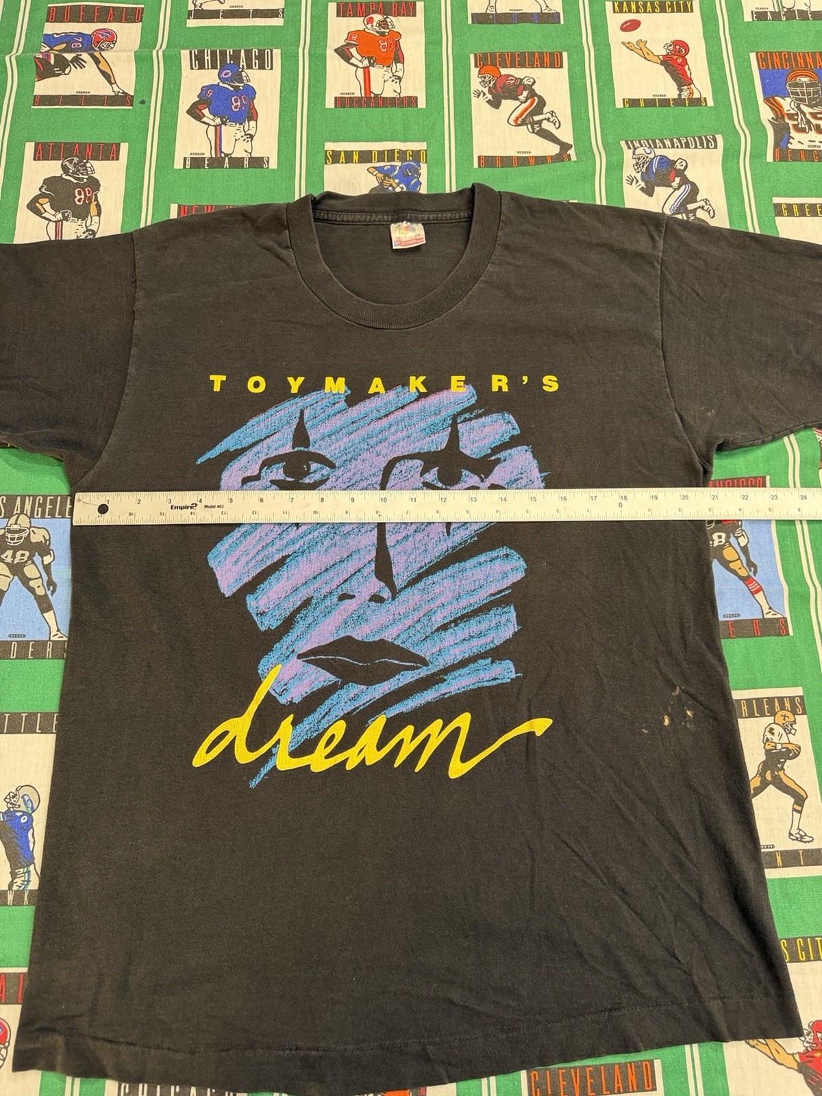 Fruit of the Loom 80s 90s Toymaker's Dream Double-Sided Graphic Black Men's L gallery