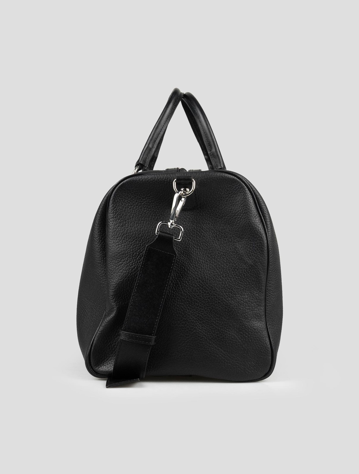 NEW KITON BLACK LEATHER TRAVEL BAG ONE SIZE KPB17 gallery