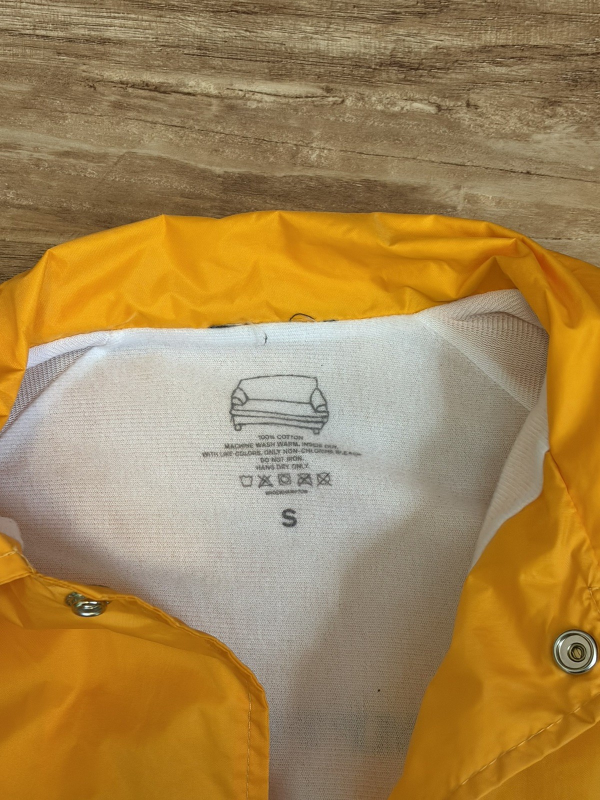 RARE Brockhampton Golf Wang Merch VX Coaches Jacket Size S Yellow Orange gallery