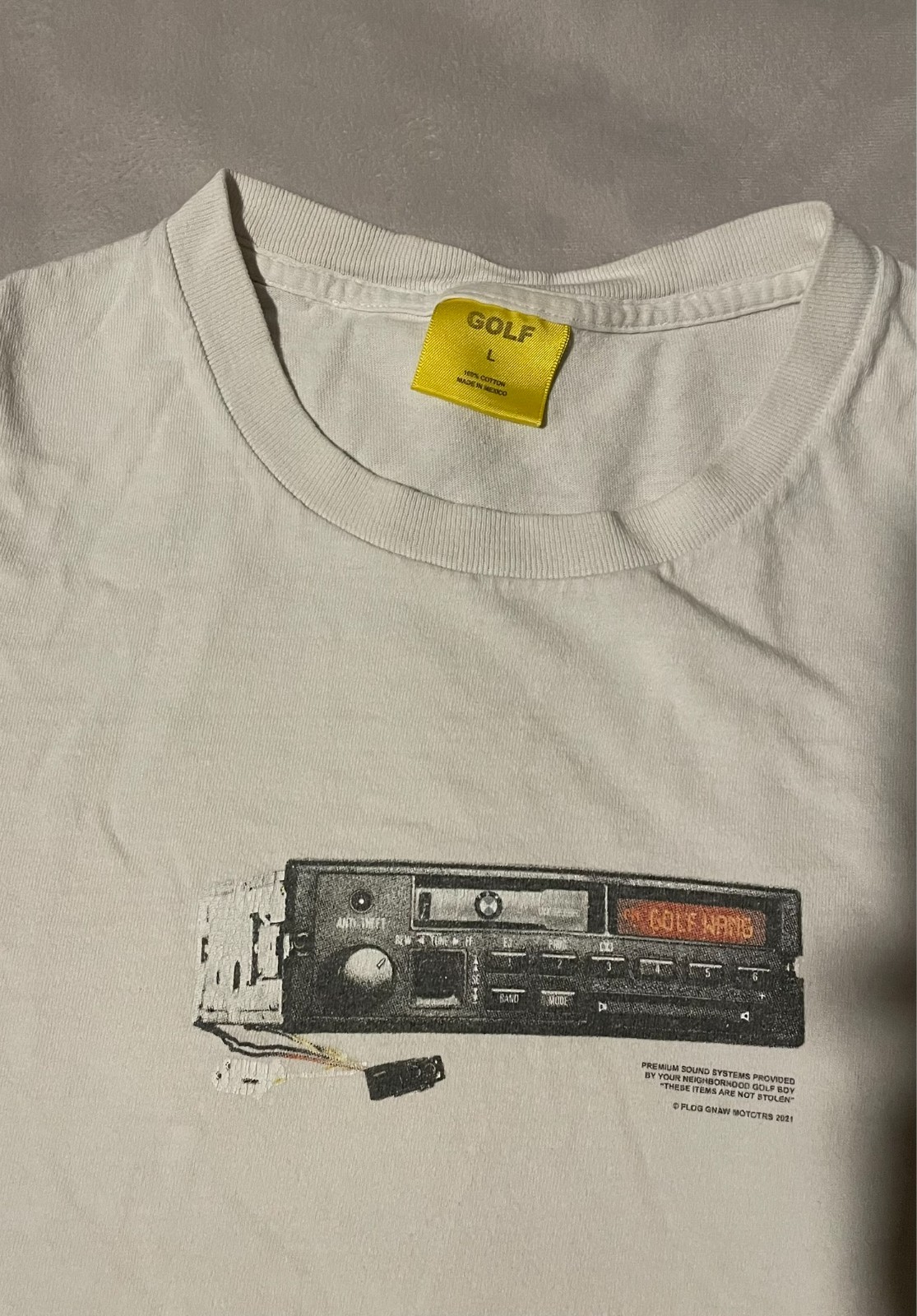 Golf Wang Tyler The Creator Tee Mens Large White Graphic Shirt 2021 gallery