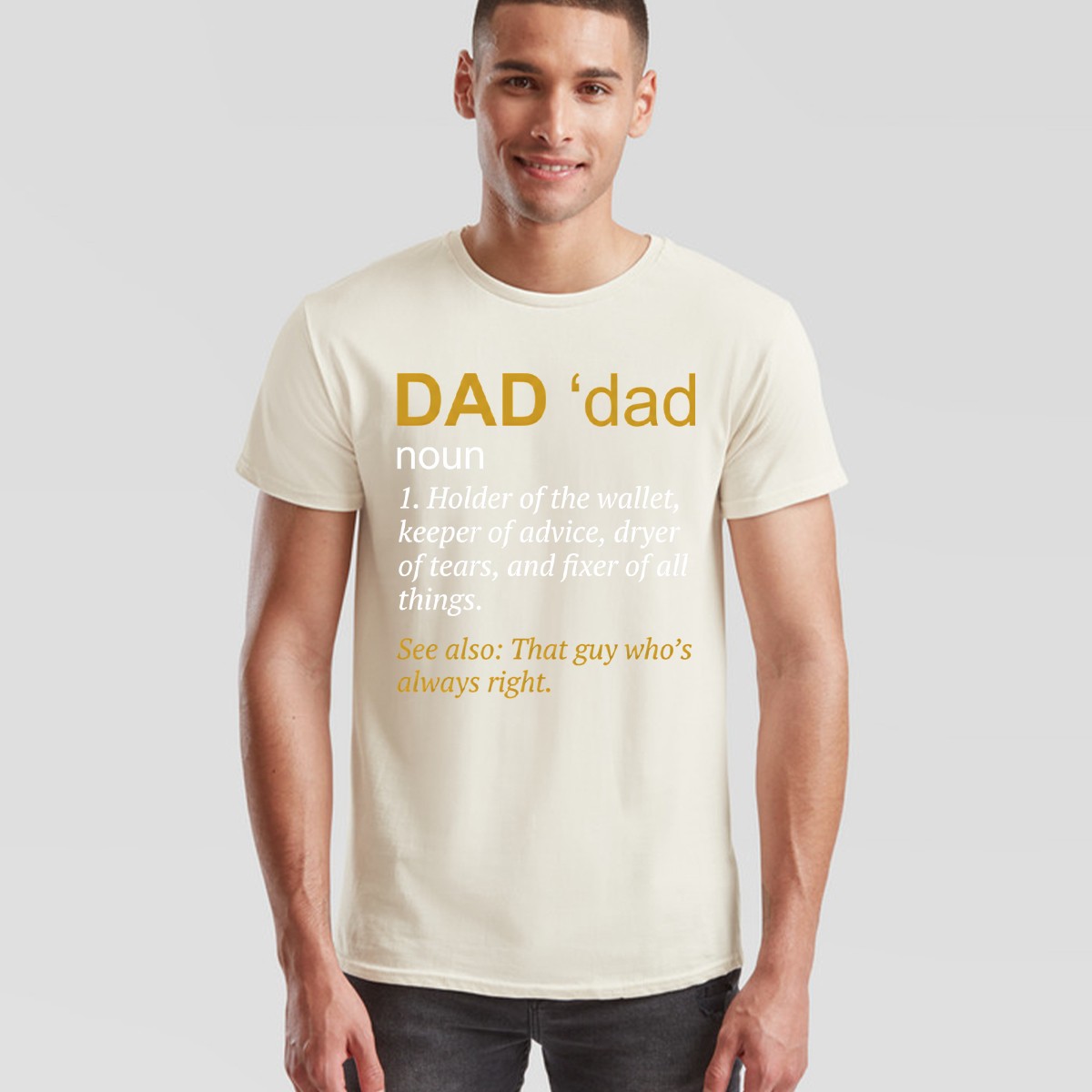 Fathers Day Mens T Shirt A Daughters First Love Daddy Definition Graphic Tee gallery