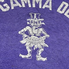 Vintage 50s Phi Gamma Delta Fraternity Single Stitch Champion T-Shirt – Large