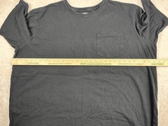 Duluth Trading Longtail T-Shirt Men’s 3XL Black Relaxed Fit Pocket Crewneck