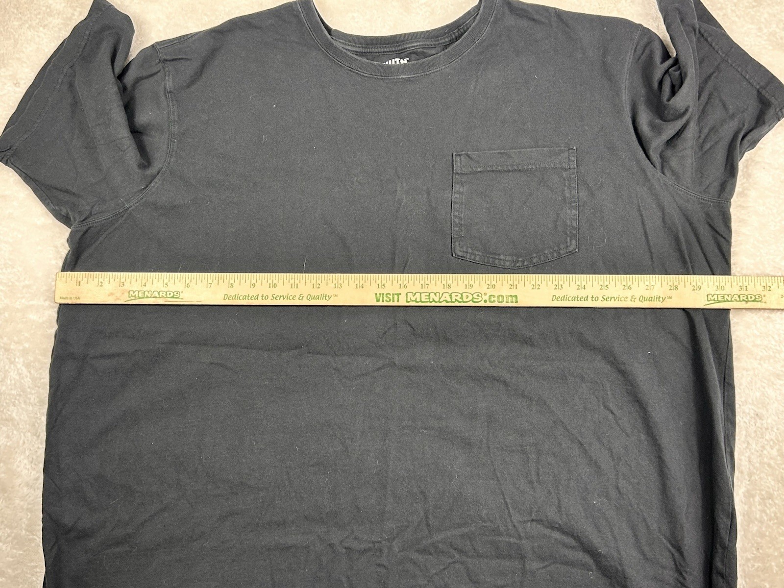Duluth Trading Longtail T-Shirt Men’s 3XL Black Relaxed Fit Pocket Crewneck gallery