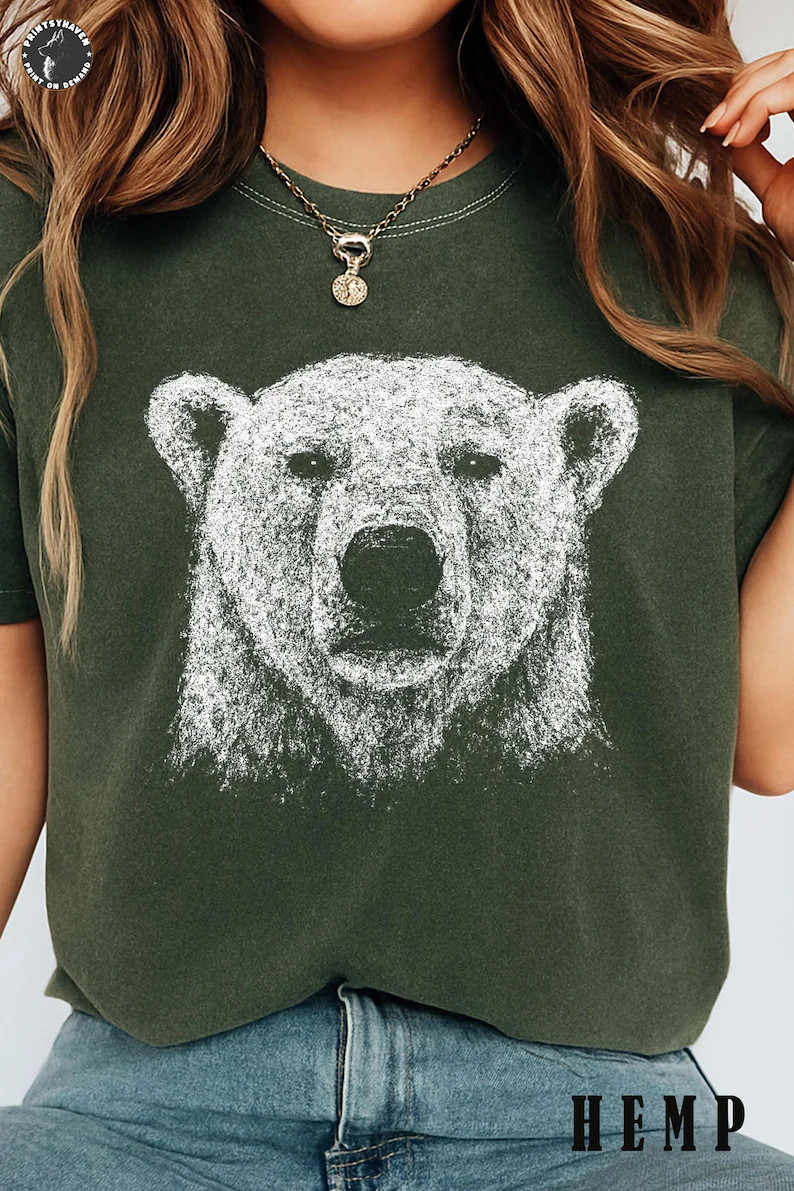 Polar Bear Arctic Wildlife Comfort Tee gallery