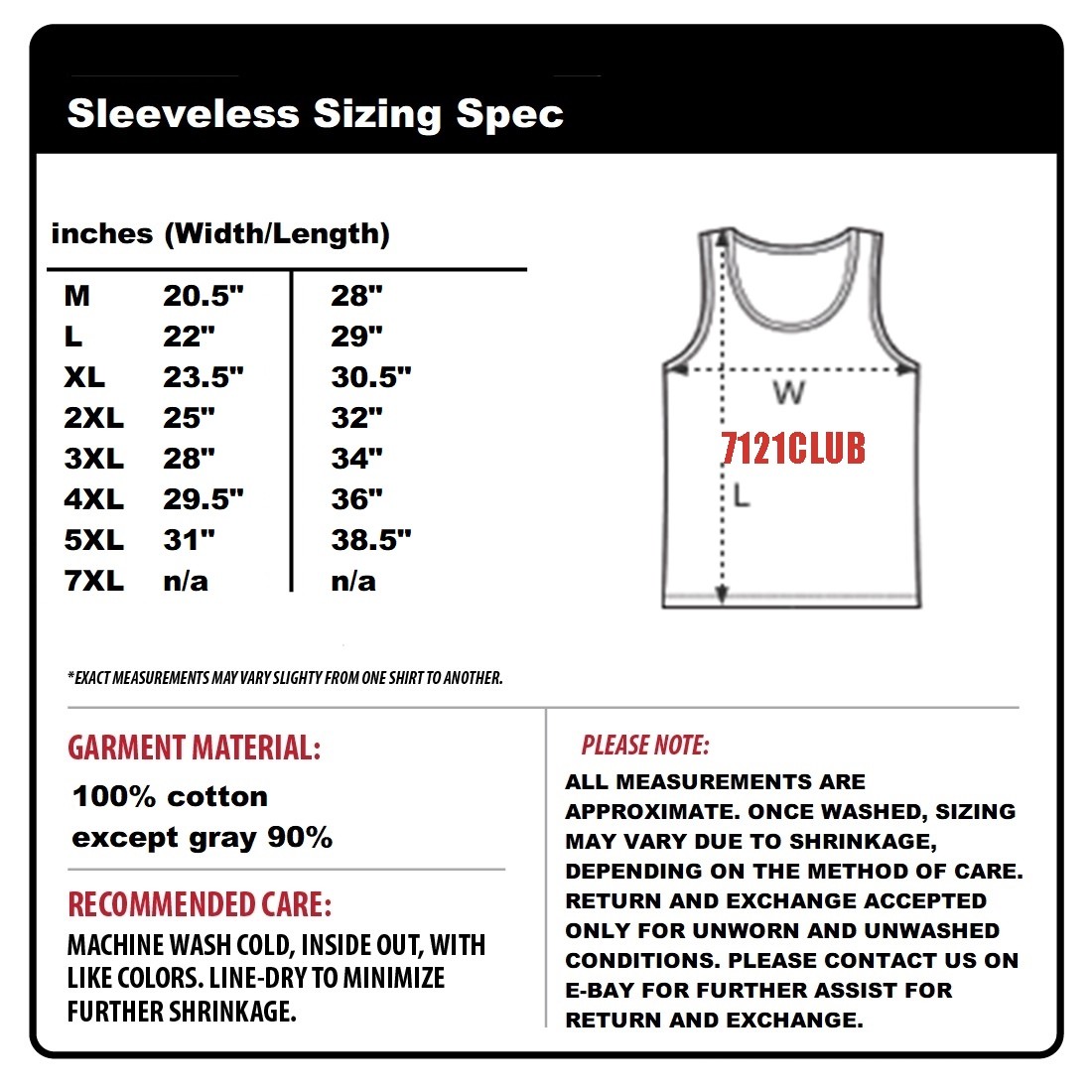 PRO CLUB MEN'S TANK TOP HEAVYWEIGHT SLEEVELESS T SHIRTS PROCLUB MUSCLE TEE M-5XL gallery