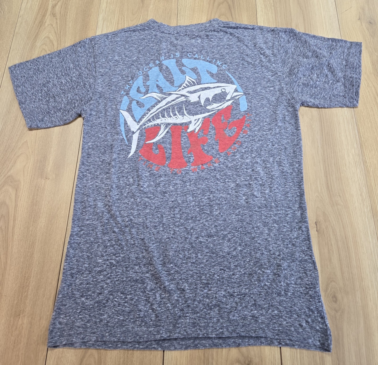 Salt Life "The Ocean Is Calling" T-Shirt Mens Sz Small, Saltwater Fishing Theme gallery
